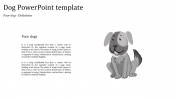 Simple Dog PowerPoint template